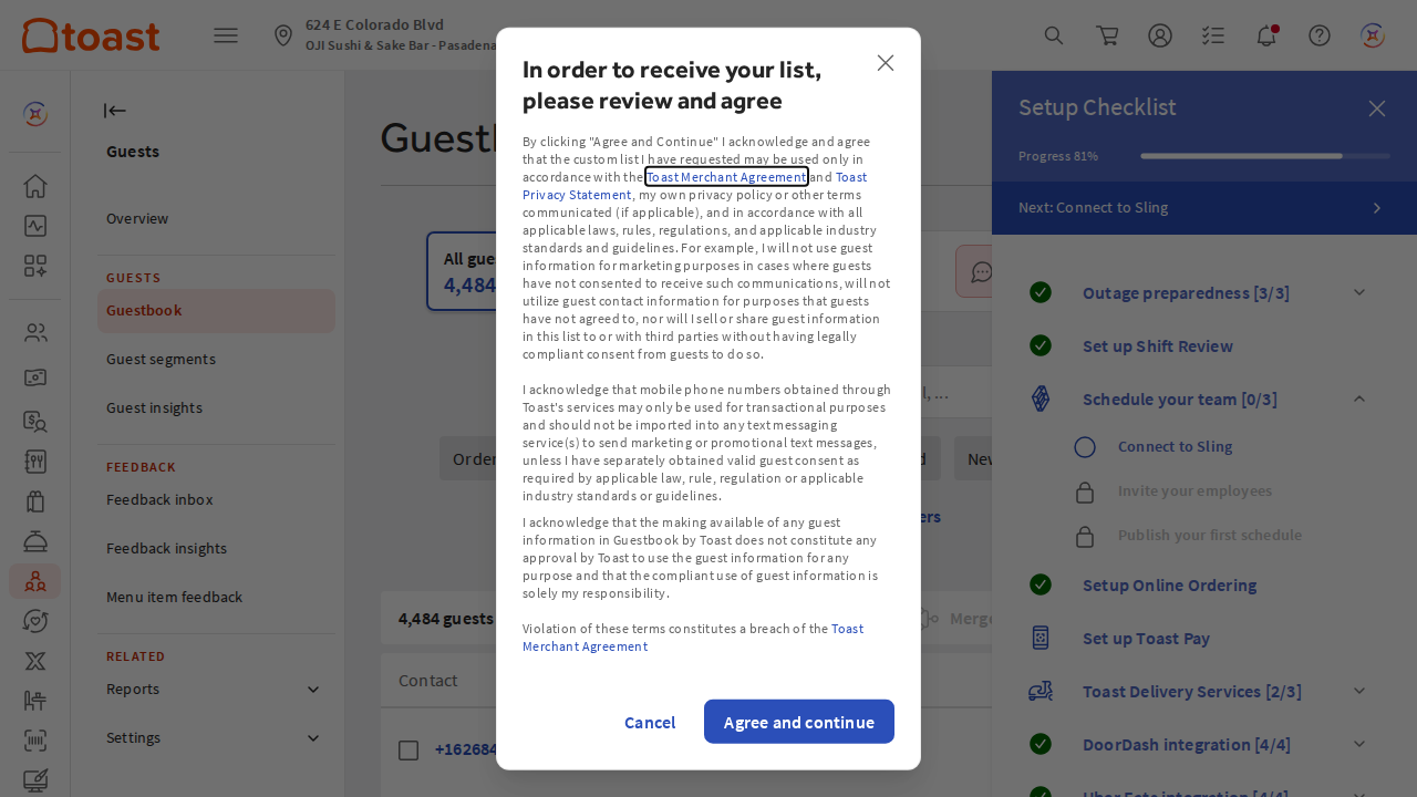 After download click