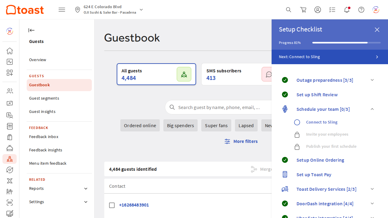 Page state before clicking Download
